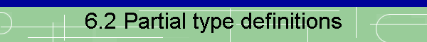 6.2 Partial type definitions